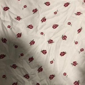 hollister long sleeve rose shirt.